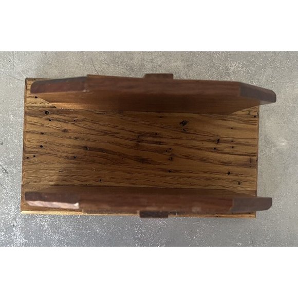 Vintage Handcrafted Wood Wooden Christian Cross Napkin Letter‎ Holder Handmade - Picture 6 of 9